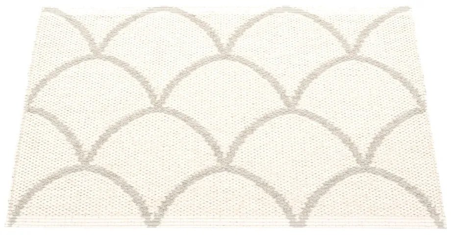 Кремав килим за открито и закрито 70x50 cm Kotte Linen – Pappelina