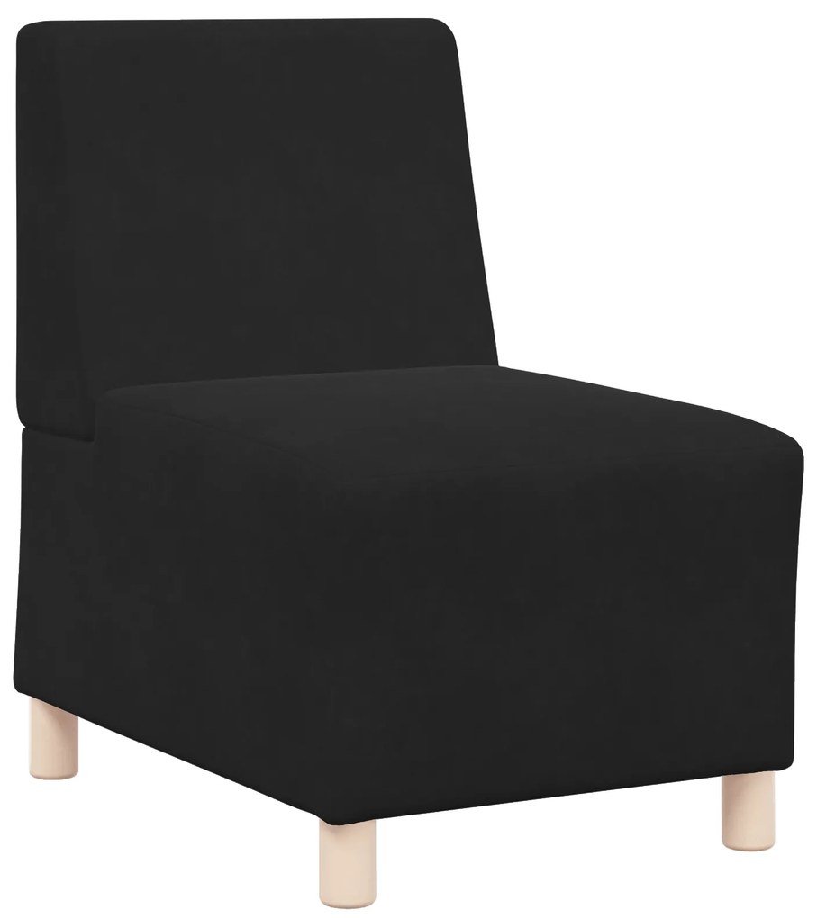 4108485 vidaXL Диван стол Черно 55 x 74 x 82 см Кадифе