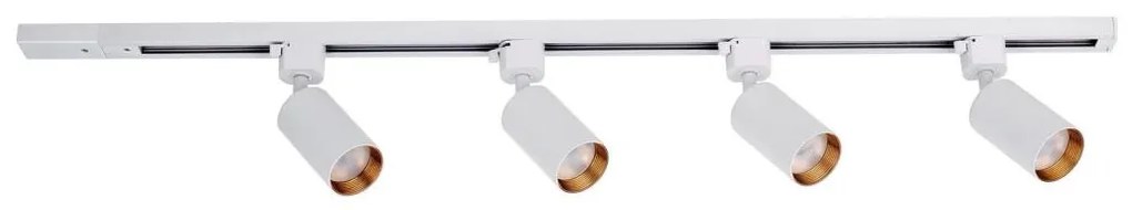 Точково осветително тяло за шинна система TRACER 4xGU10/10W/230V 1 m бяло