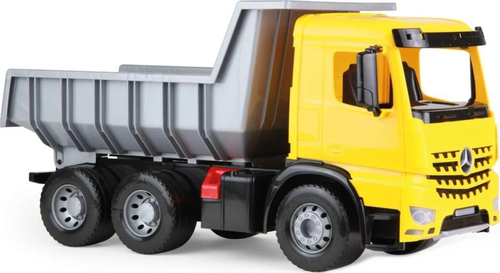 Самосвал Mercedes 66 см, жълт/сив