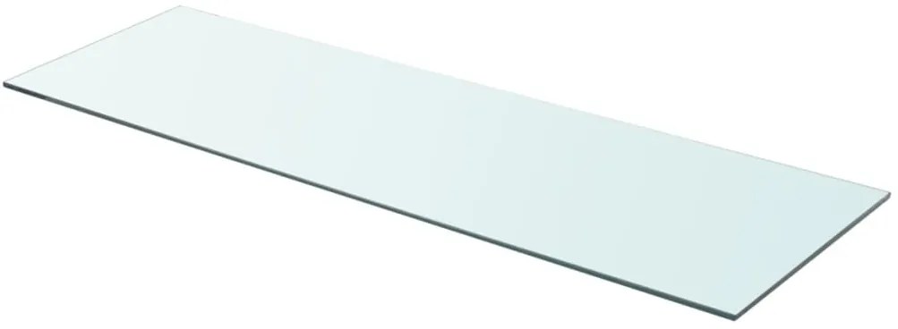 3051581 vidaXL Рафтове, 2 бр, панели прозрачно стъкло, 90x30 см
