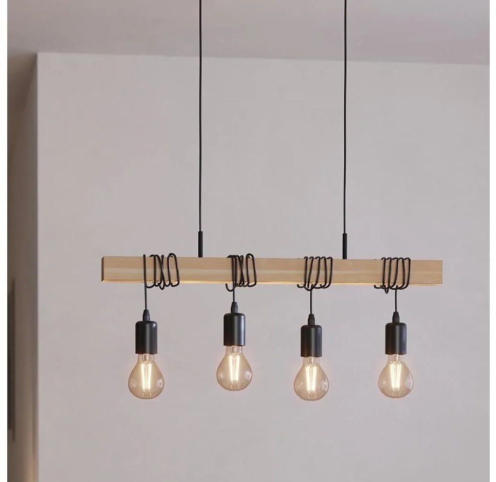 Eglo 43512 - Полилей на кабел TOWNSHEND 4xE27/60W/230V