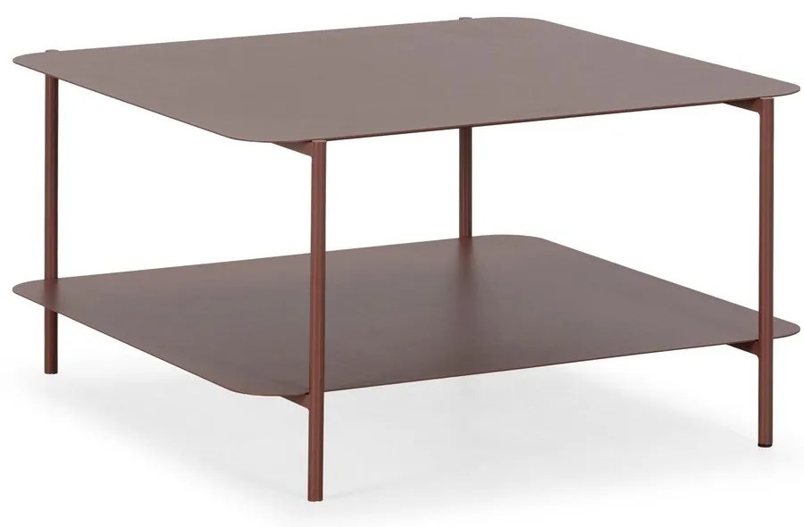 Теракотена метална масичка за кафе 70x73 cm Beatrix – MOME