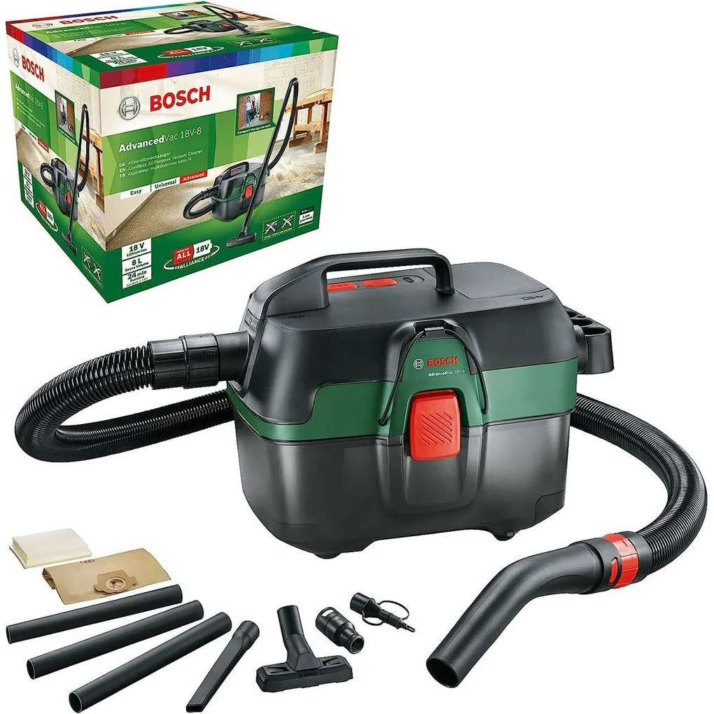 Прахосмукачка 3 в 1 BOSCH AdvancedVac 18V-8 8 L