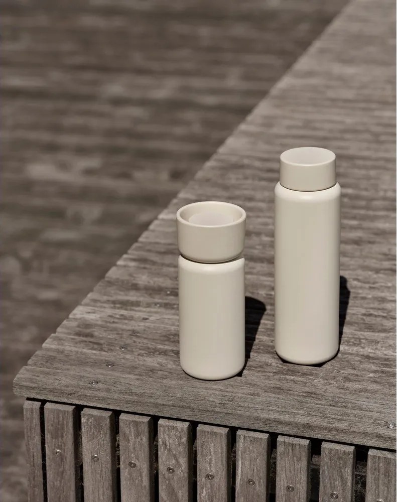 Бежова термочаша от неръждаема стомана 650 ml Singles – Zone