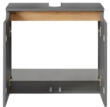 Сив шкаф за окачване под умивалника 60x53 cm Set 357 - Pelipal