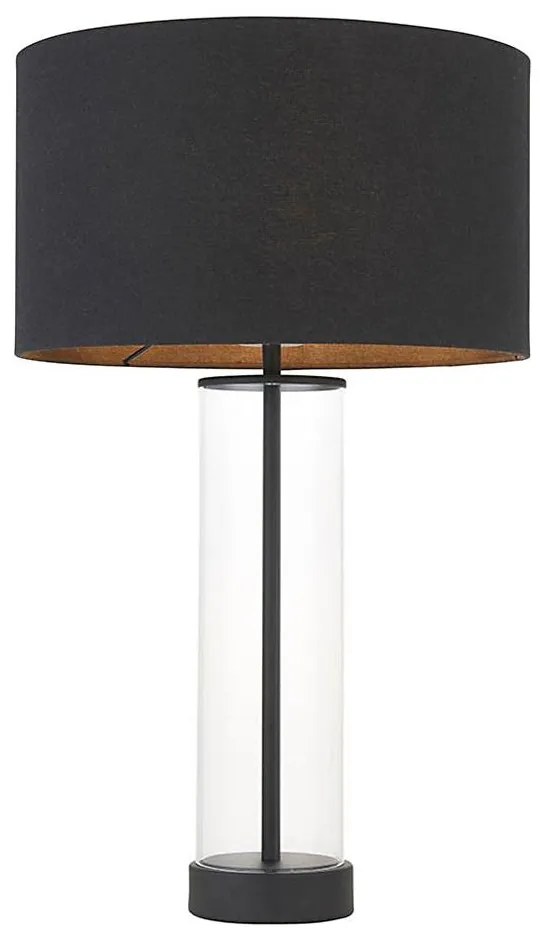 Endon 100440 - Димируема настолна лампа LESSINA 1xE27/10W/230V черна