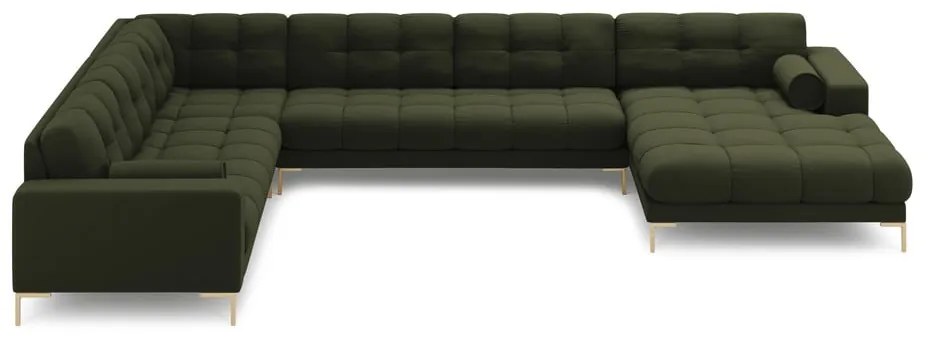 Зелен ъглов диван (ляв ъгъл) Bali – Cosmopolitan Design