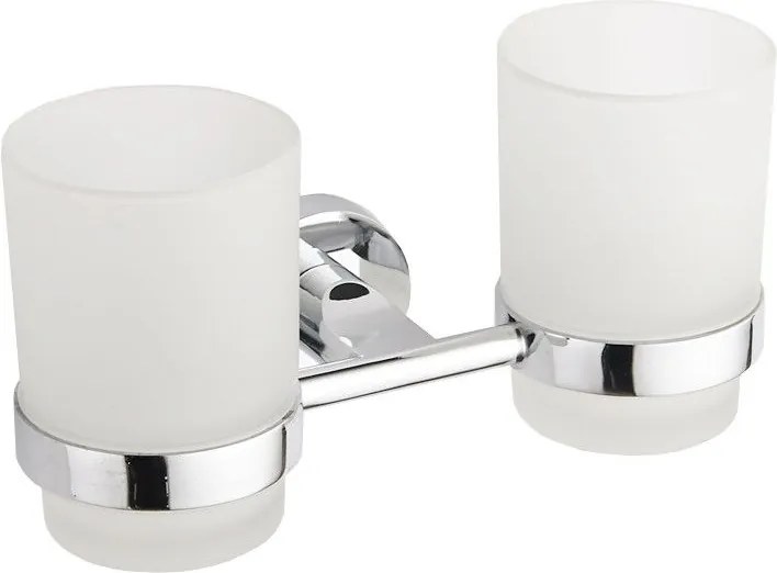 Mexen Tiber двойна поставка за четки за зъби, хром - 7050552-00