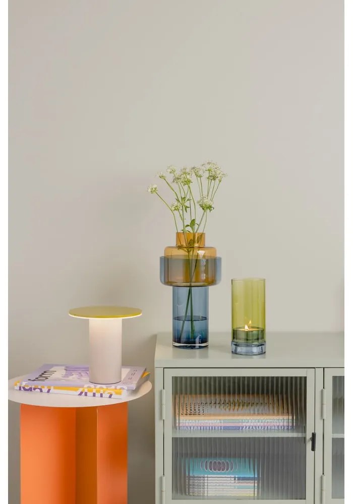 Зелена LED затъмняваща се настолна лампа (височина 18 cm) Fungo – Remember