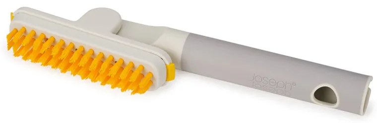 Четка за почистване на плочки Joseph Joseph CleanTech 6500022, 31 см, Отвор за окачване, Сив/Жълт