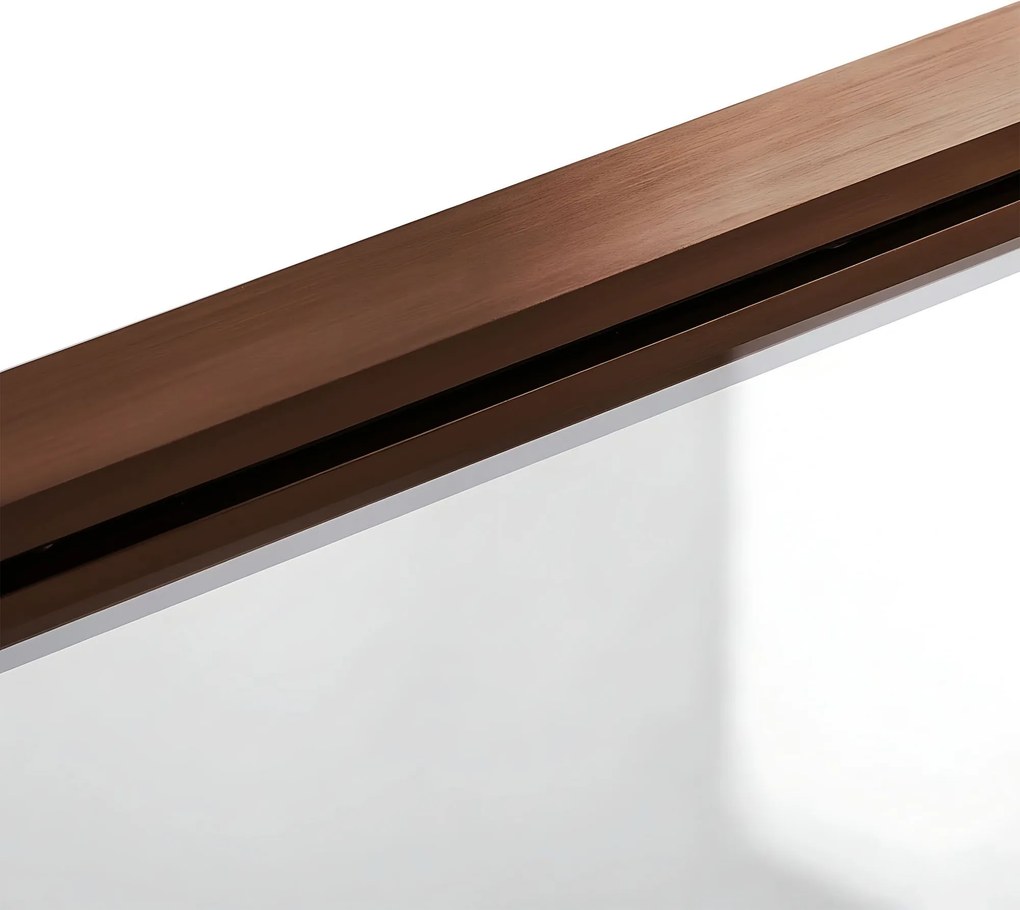 Параван подвижен за вана Rea Agat-2 80 Brush Copper