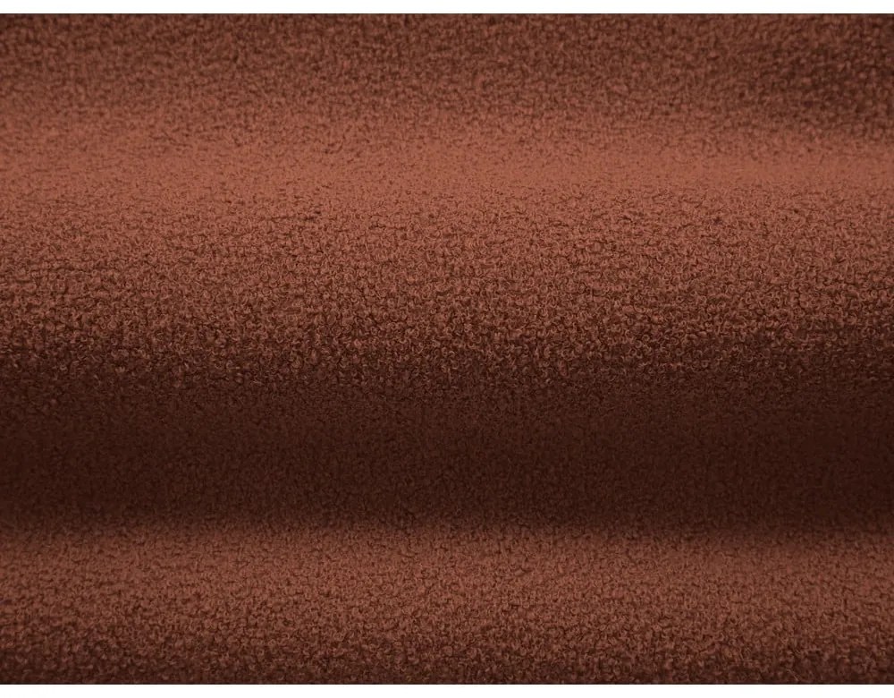 Кресло от плат букле в тухлен цвят Chuck – Micadoni Home