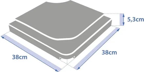 Тежест за страничен чадър Hesperide Stacio – стабилна и устойчива основа за чадър - Глина / 25 kg