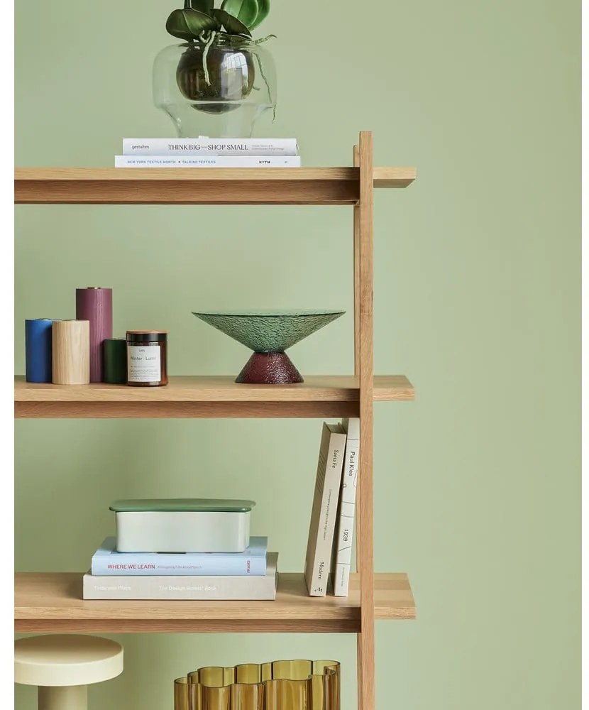 Червенo-синя стъклена купа купа за плодове ø 25 cm Bonbon – Hübsch