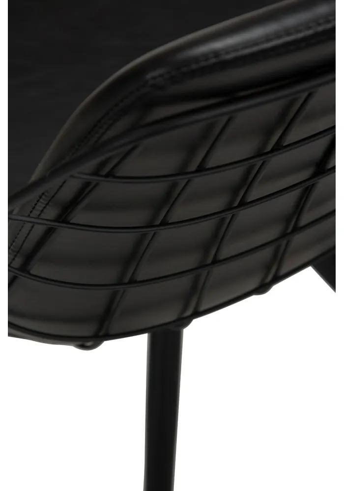 Стол за хранене от черна изкуствена кожа Sway - DAN-FORM Denmark