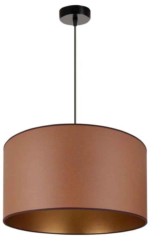 Brilagi - Полилей OREGON ROLLER VEGE 1xE27/15W/230V, Ø 45 см, кафяв