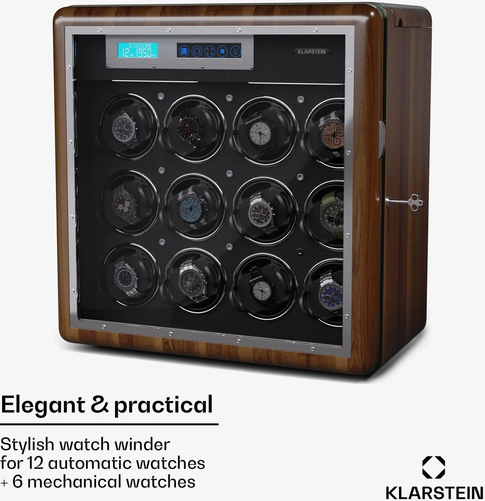 Klarstein Valmont 12+6 навивач за часовници