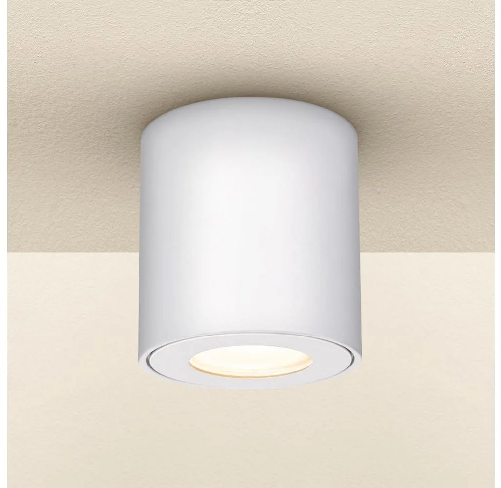 Brilagi - LED RGBW димируемо осветително тяло за баня MIA 1xGU10/30W/230V 84x80 mm бяло IP54