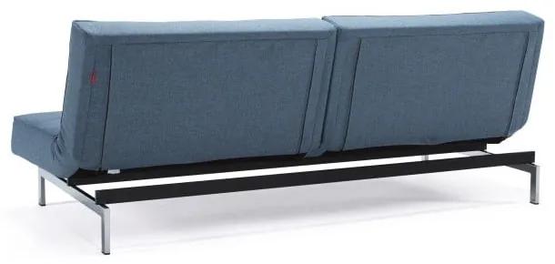 Светлосин разтегателен диван с метална основа Mixed Dance Light Blue Splitback - Innovation