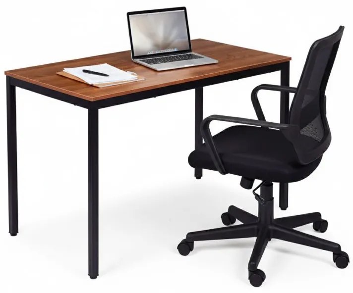 Кухненска маса кафява 120 x 60 cm - универсална маса за 4-5 души