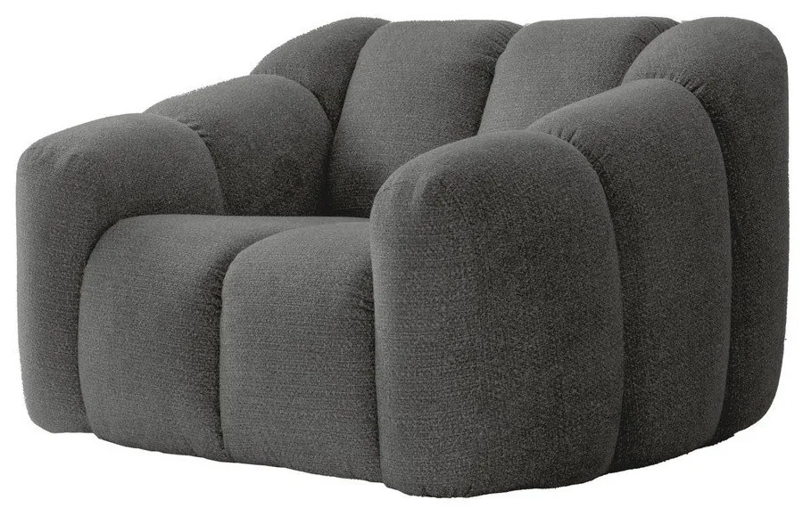 Сиво кресло Shell – Miuform