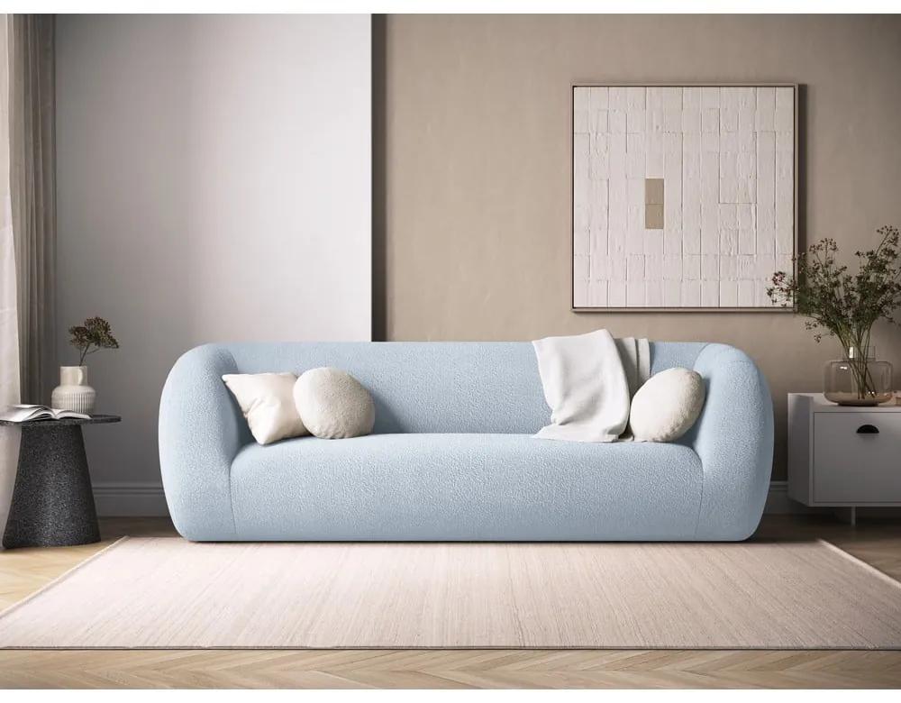 Светлосин диван от плат букле 230 cm Essen - Cosmopolitan Design