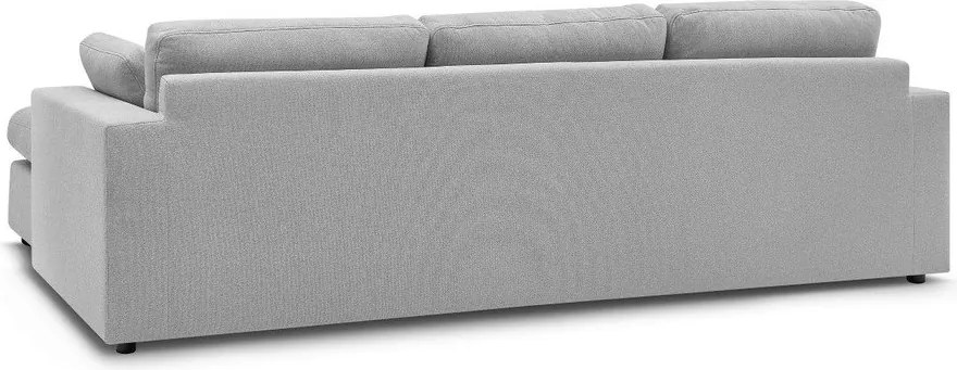 Светлосив ъглов диван Belair – Bobochic Paris