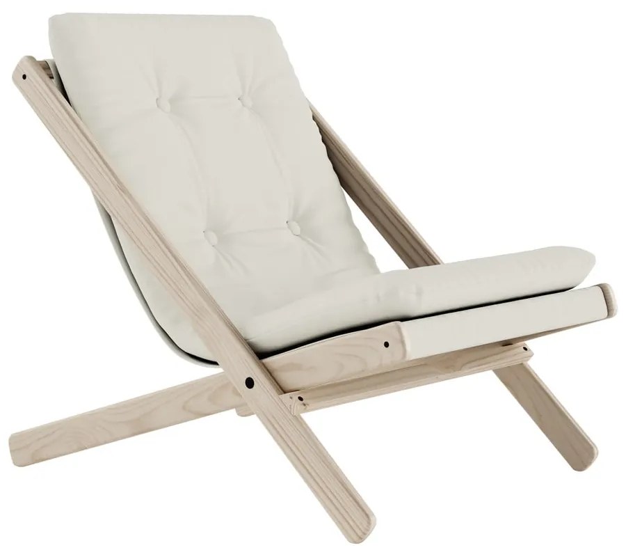 Сгъваем стол Суров/кремав Boogie - Karup Design