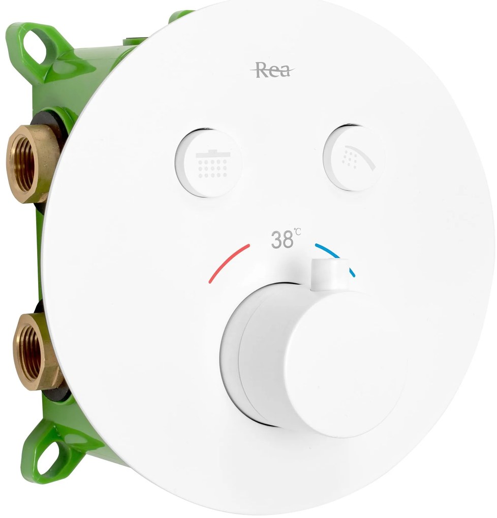 ДУШ СИСТЕМА за вграден монтаж Rea LUNGO MILER WHITE Matt  BOX