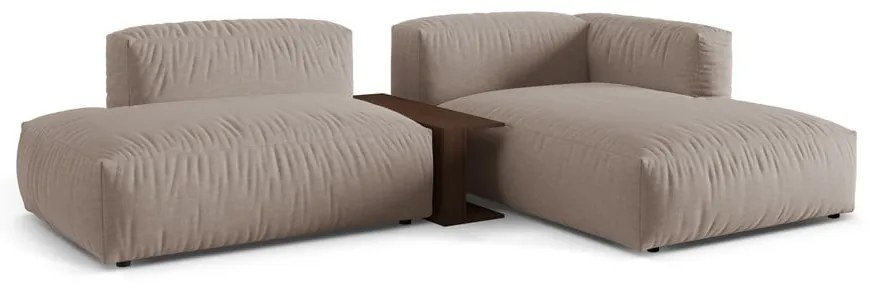 Бежов модулен ъглов диван (десен ъгъл) Martina – Micadoni Home