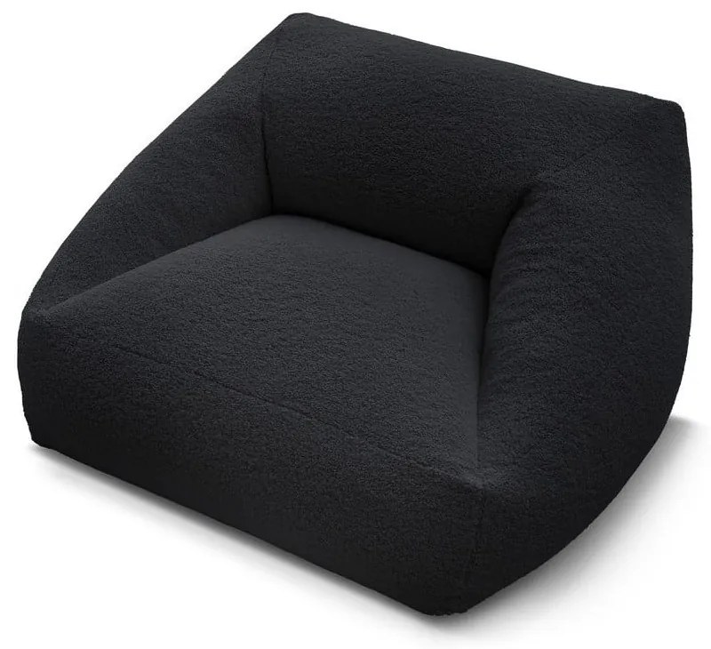 Черен пуф Lilibet – Bobochic Paris