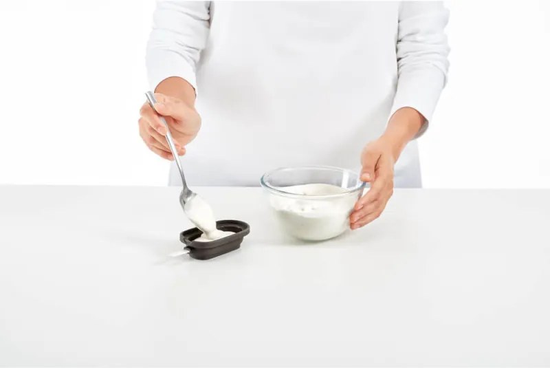 Комплект от 4 форми за сладолед на клечка Lekue 1009044, 350 мл, -20°C / +100°C, Капачета, Сив