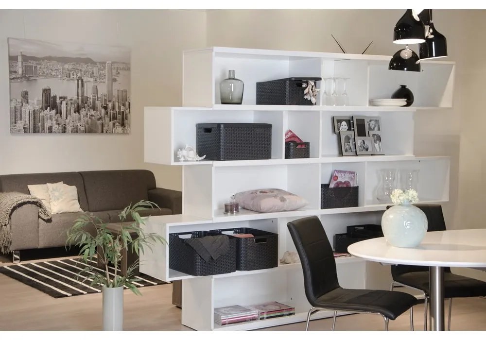 Сива пластмасова кутия за съхранение с капак 33x44,5x25 cm Style – Curver