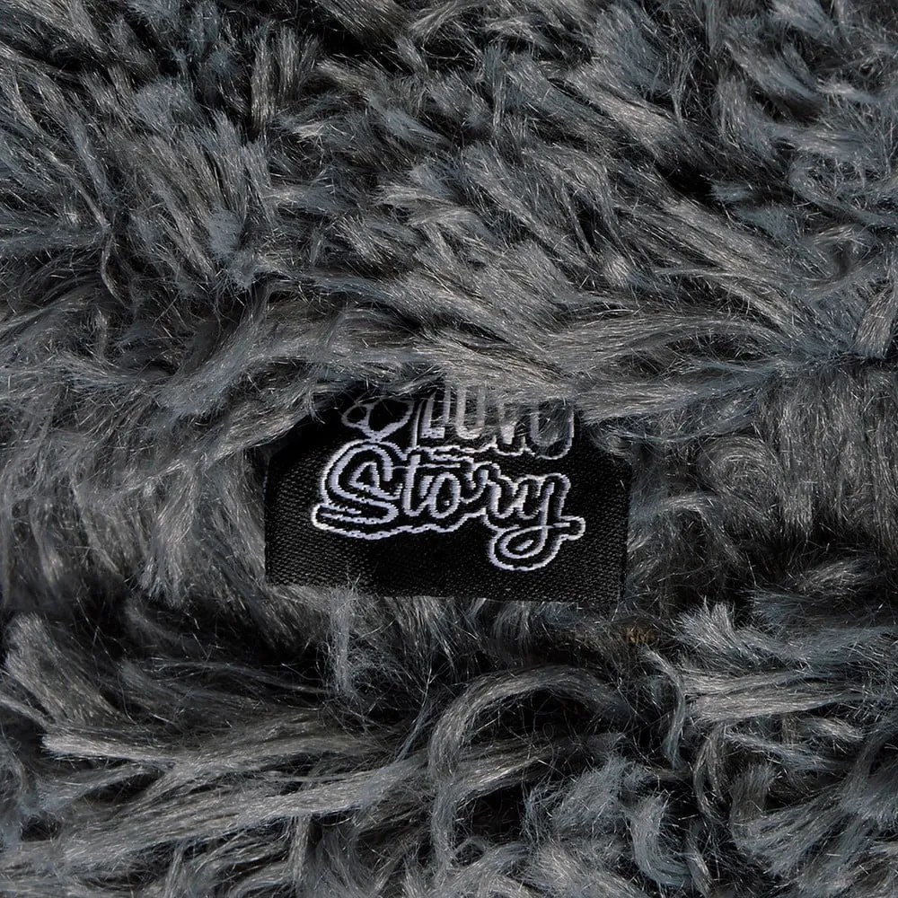 Тъмносиво легло за котка тип палатка ø 55 cm – Love Story