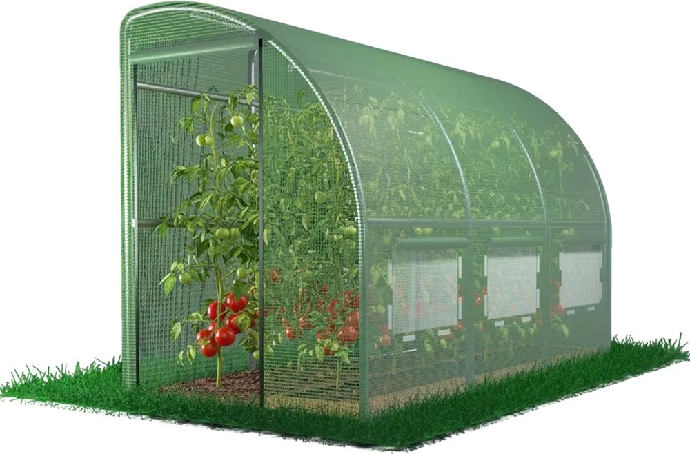 Половин градински политунел 3 x 1,5 x 2 м