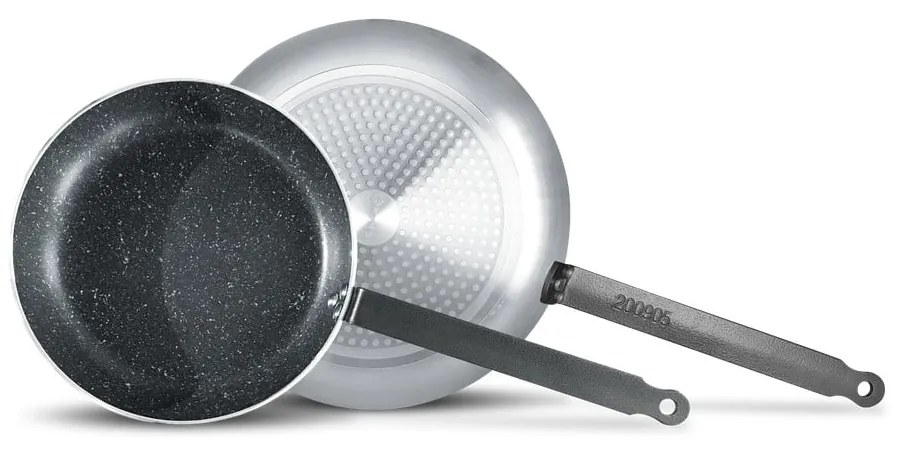 Мраморен алуминиев тиган с незалепващо покритие, ø 24 cm Marble Professional - Hendi