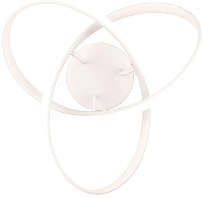 Бяла LED светлина за таван Meo - Trio