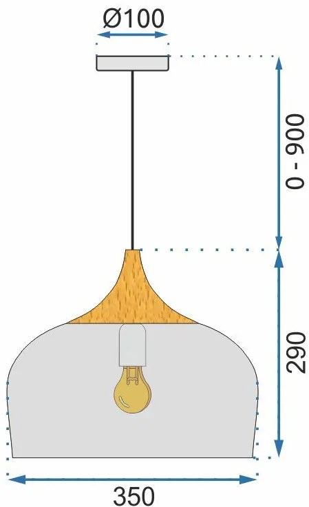 Пендел Bari Gray APP182-1CP