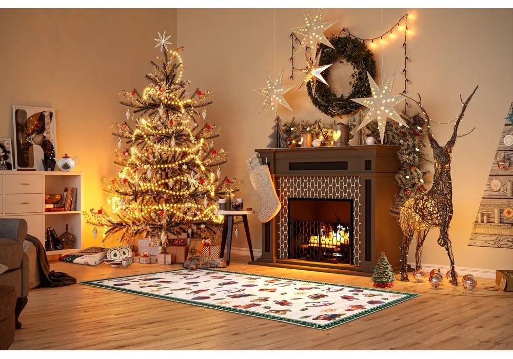 Зелена пътека с коледен мотив 80x200 cm Green Christmas – Villeroy&amp;Boch