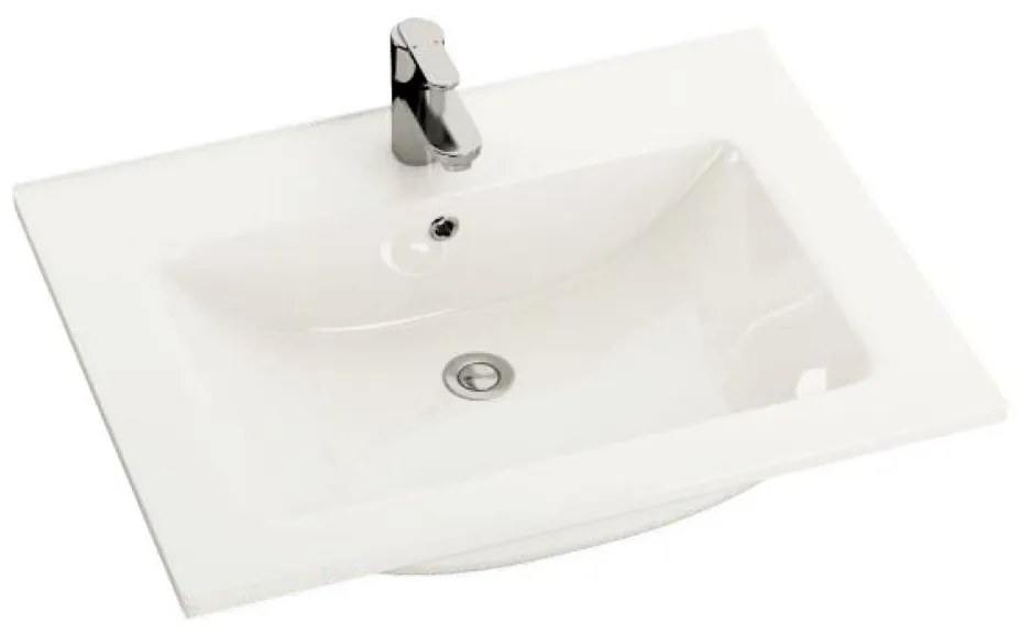 BATH DELUXE 06-060-60-11-01 - Вграден умивалник CHICAGO 61x46,5 см бял гланц