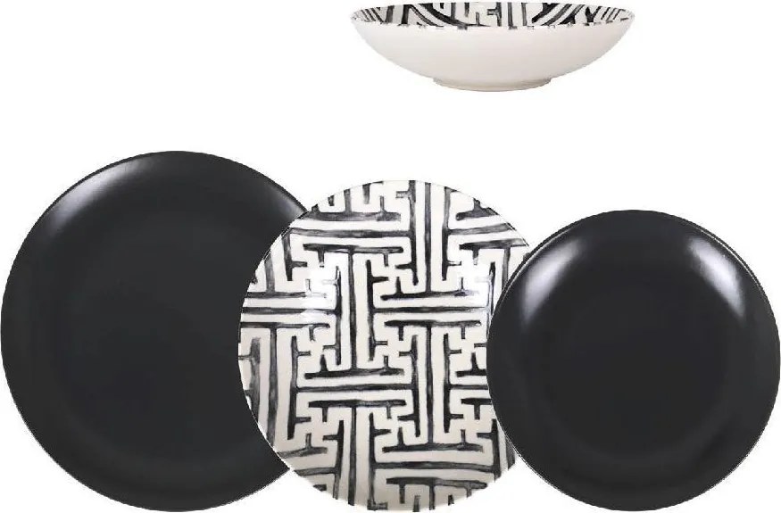 Сервиз за хранене LA MEDITERRANEA Labirint ,18 части, Порцелан