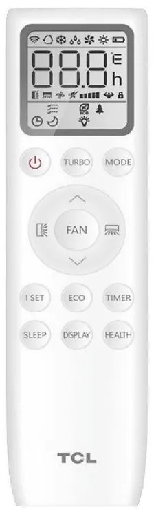 Мобилен климатик TCL TAC-12CHPB/MZ, 12000 BTU, A+, 35 м2, Wi-Fi, Таймер, SMART режим, ECO, LED, Бял