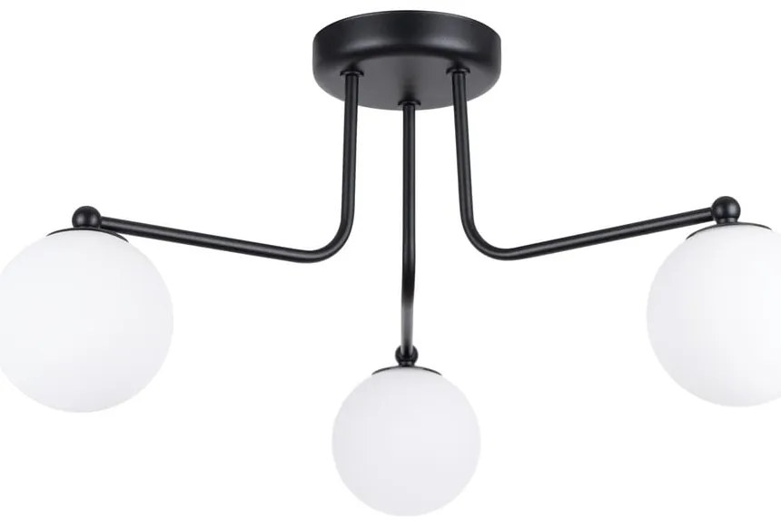 Черно-бяло осветително тяло за таван Beam – Sollux