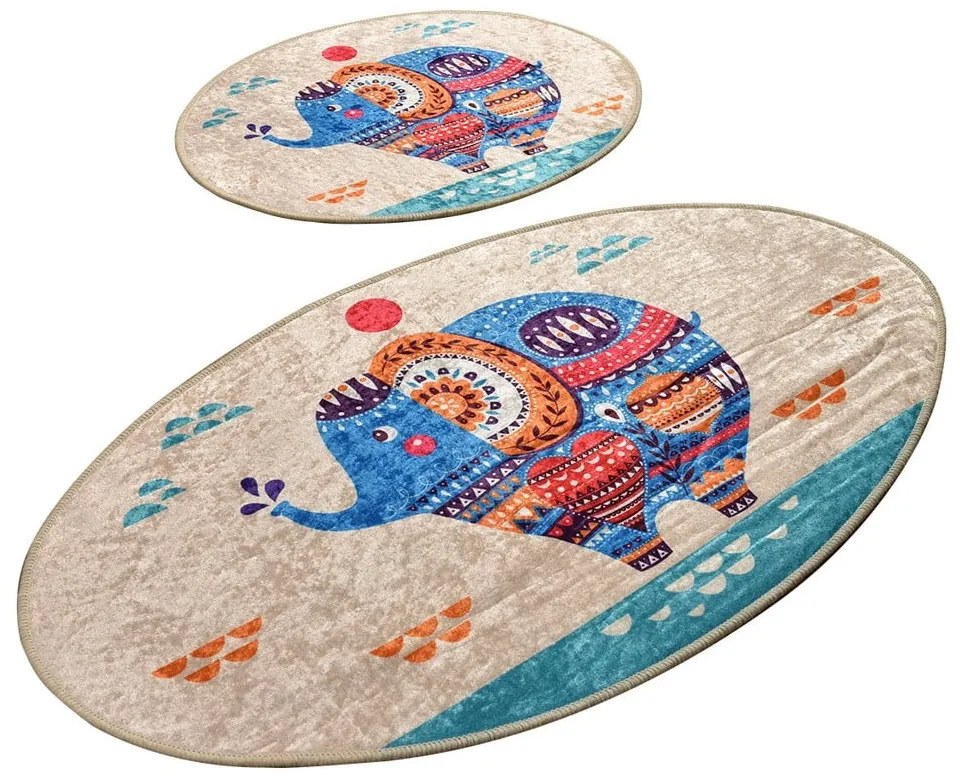 Килими за баня в комплект от 2 бр. 60x100 cm Etnic – Foutastic