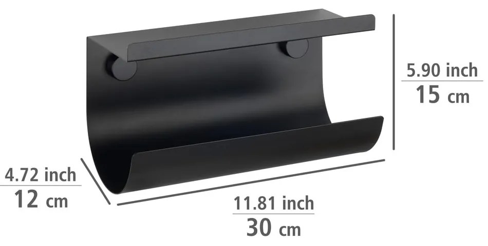 Самозадържащ се метален държач за кухненски кърпи Jet - Wenko