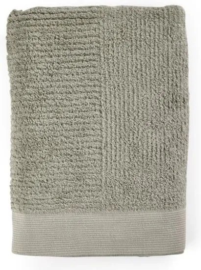 Зелено-сива памучна кърпа 140x70 cm Classic - Zone