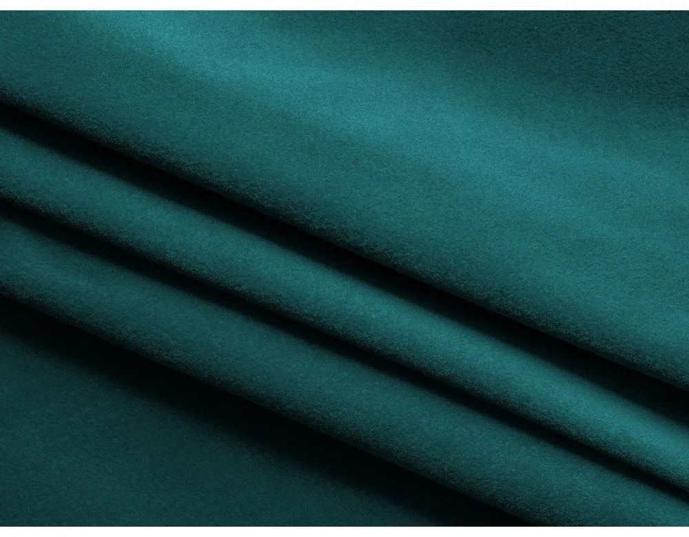 Тюркоазен кадифен шезлонг (ляв ъгъл) Ekahi – Makamii