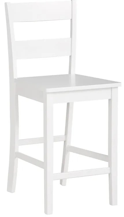 Бял бар стол от масивен бор (височина на седалката 60 cm) Torpedo – Støraa