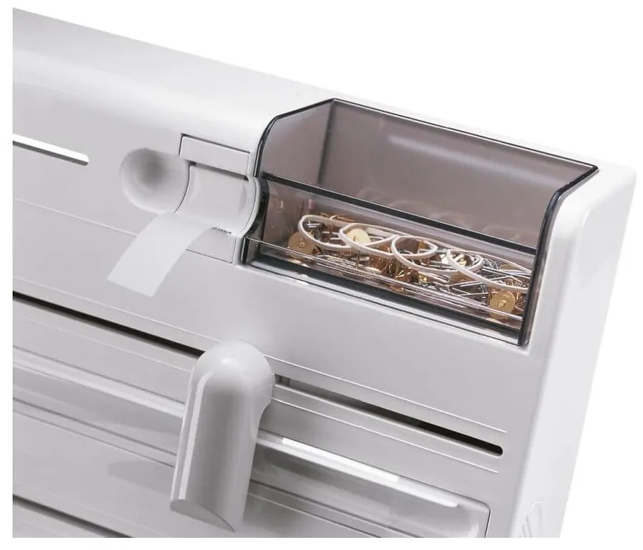 Бяла стенна пластмасова поставка за кухненско фолио и хартиени кърпи Parat – LEIFHEIT